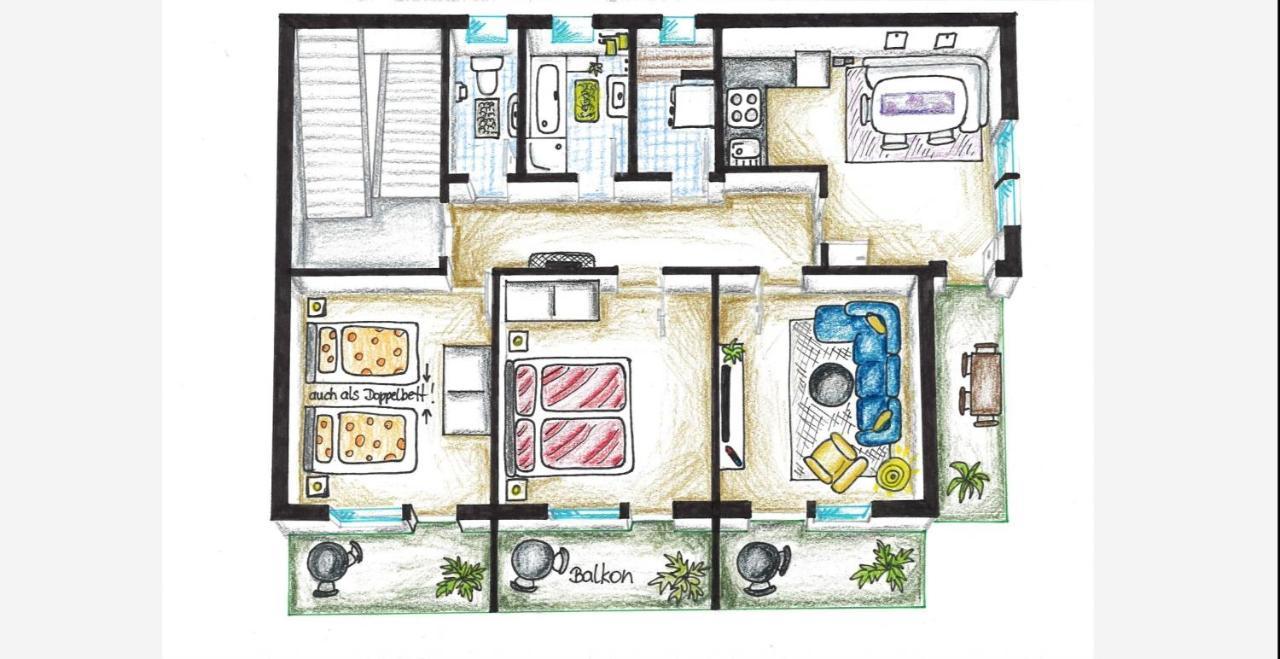 Angerpartments-Sonnige Grosse Wohnung Mit Balkon Und Kostenlosen Parkplatz Dobriach Bagian luar foto